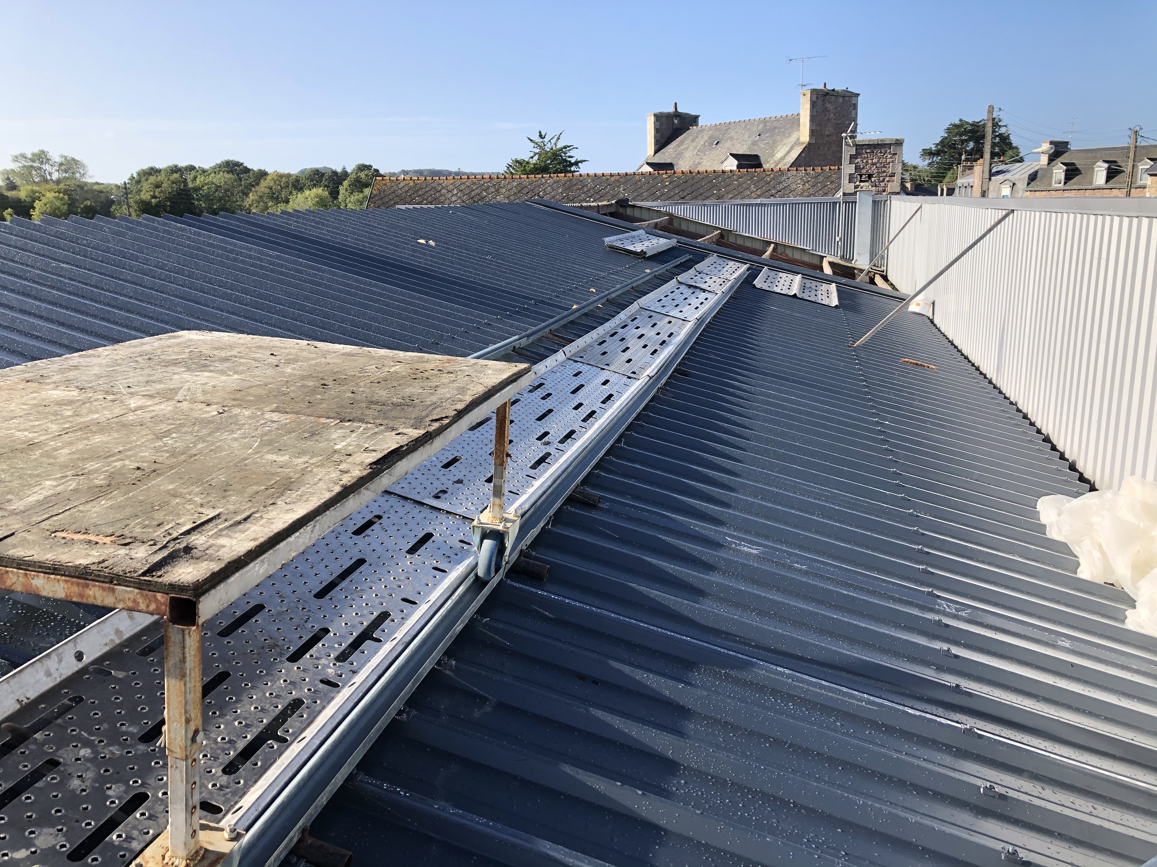 Chariot sur bac acier (2)