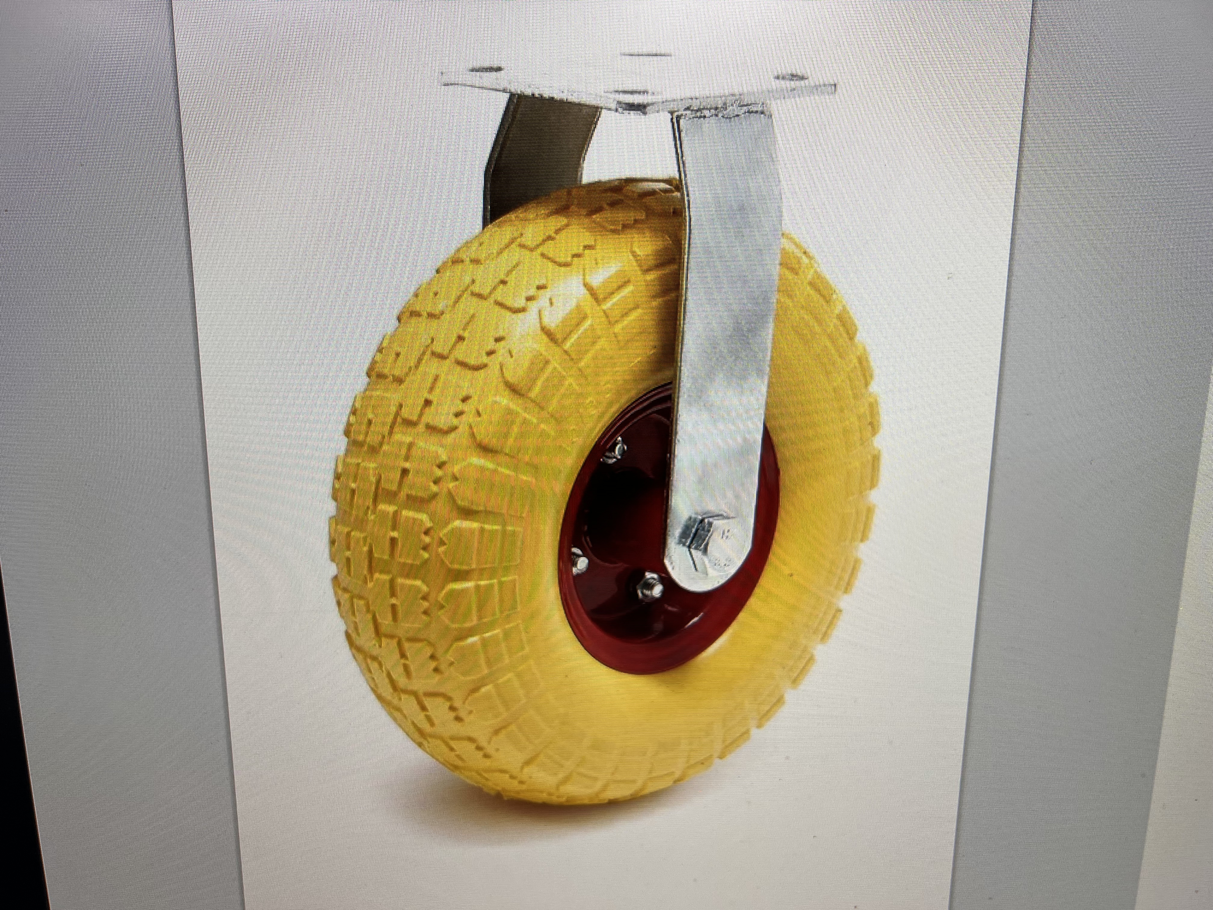 Roulettes pleines fixes