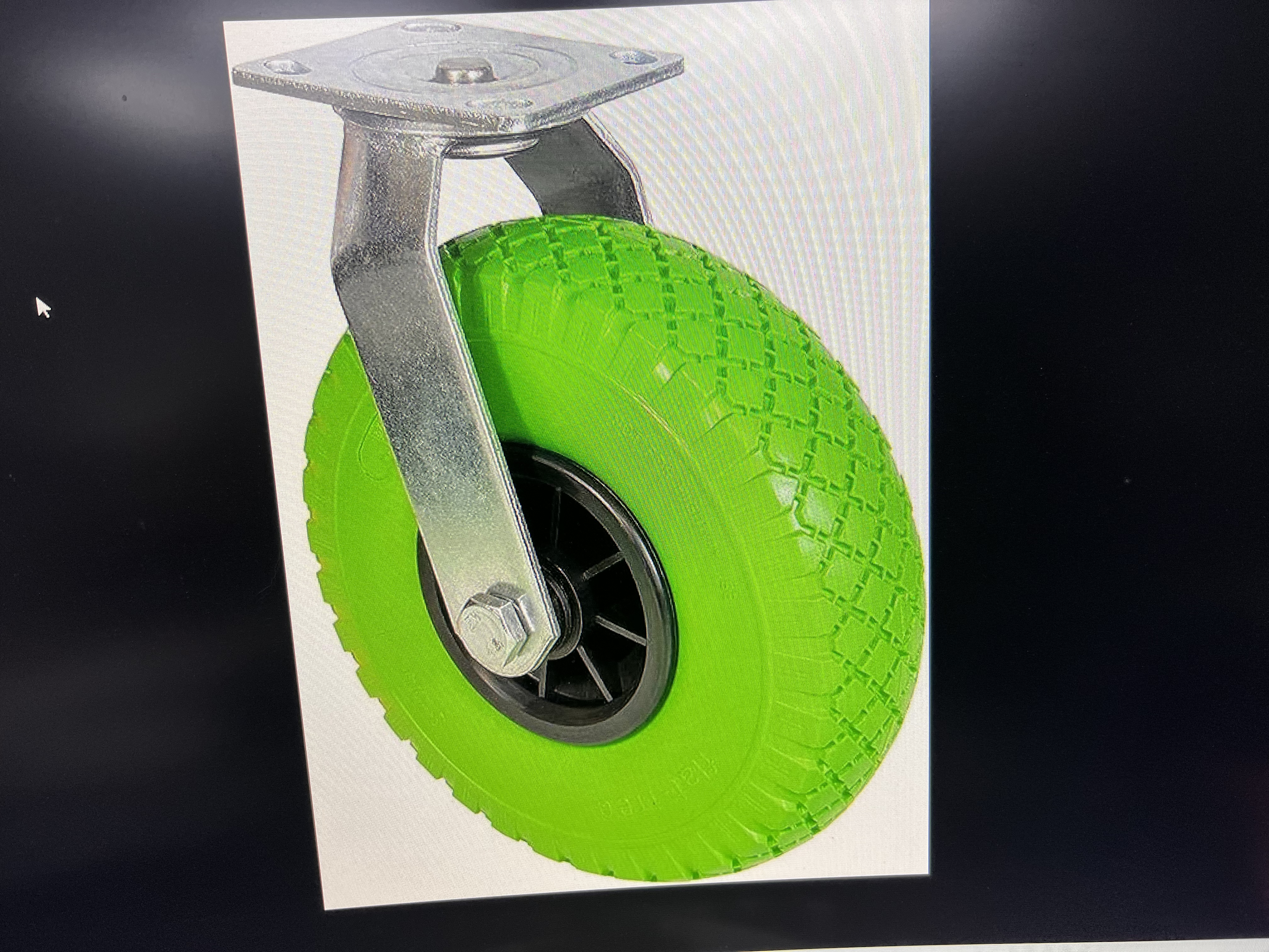 Roulettes pleines pivotantes